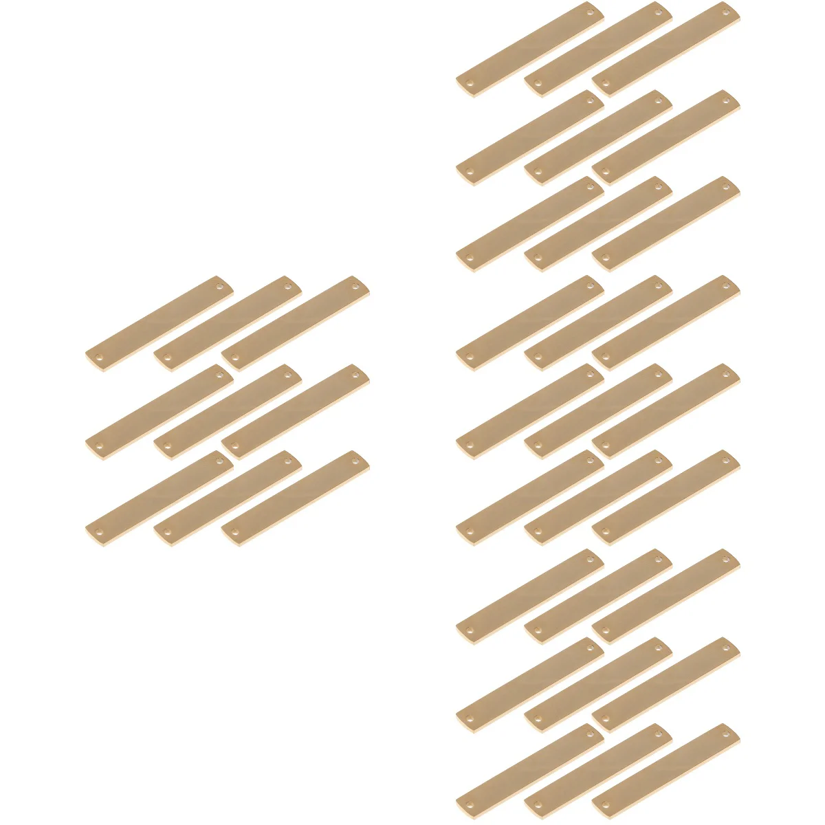 4x Stamping Bar Blanks Jewelry Stamping Blanks Stamping Blanks Stainless Steel Stamping Bar Blank Horizontal Pendant