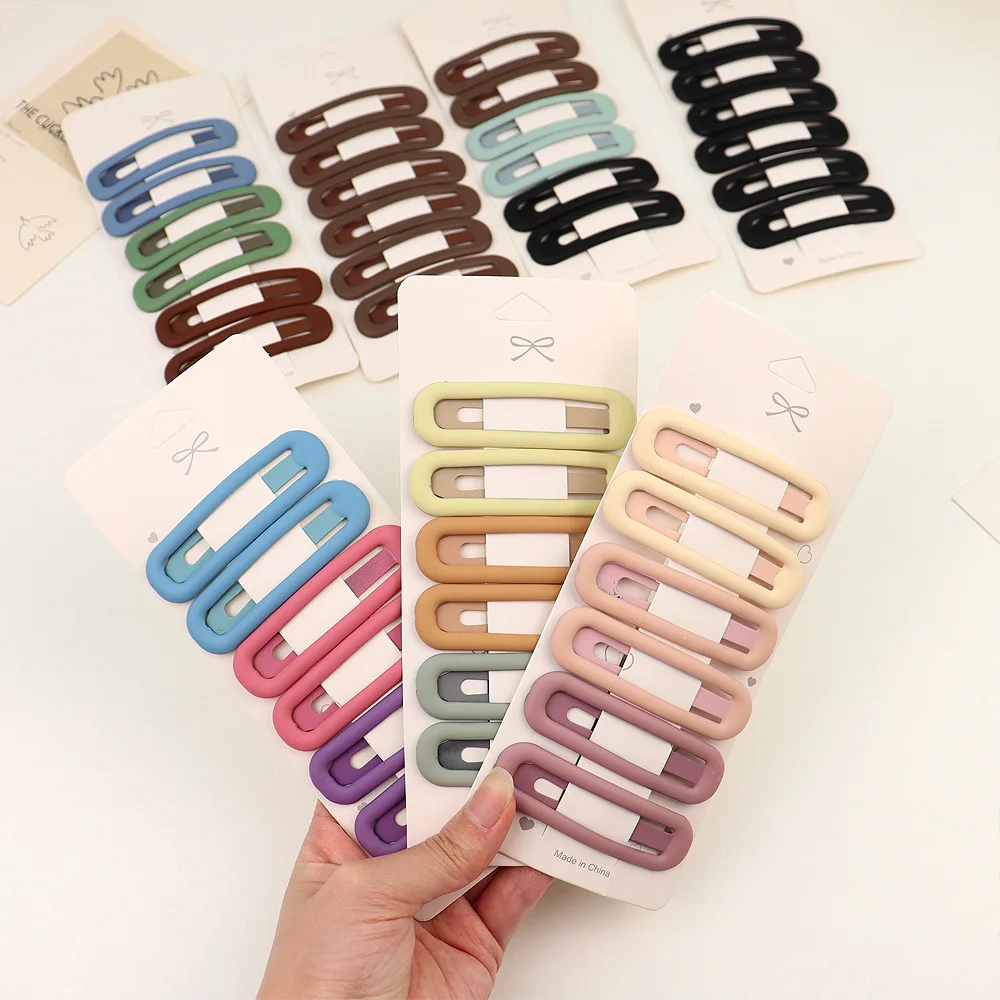 6pcs/pack Hollow Ellipse Shape Matt Alloy Hairpins Simple Solid Color Bobby Pins Women Girls Fringe Hair Clips Fashion Headwear
6pcs/pack Hollow Ellipse Shape Matt Alloy Hairpins Simple Solid Color Bobby Pins Women Girls Fringe Hair Clips Fashion Headwear