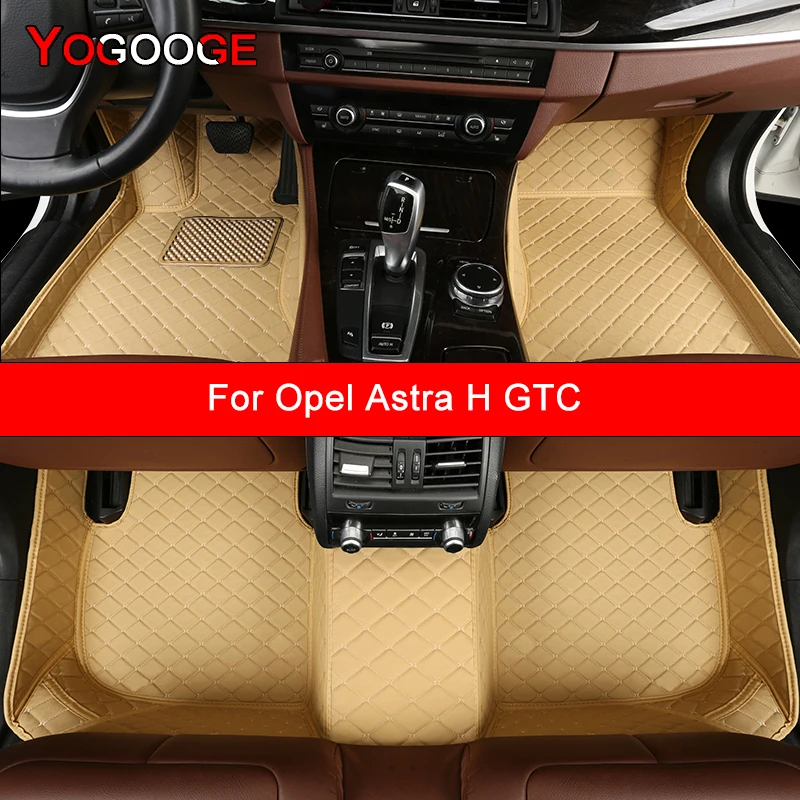 

YOGOOGE Custom Car Floor Mats For Opel Astra H GTC Auto Accessories Foot Carpet