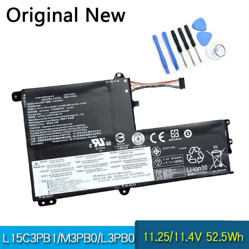 

NEW Original Battery L15L3PB0 L15M3PB0 L15C3PB1 For Lenovo YOGA 520-14IKB IdeaPad 330S 320S-15AST 15IKB 15ISK 14AST 14IKB 15ARR