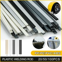 2050100pcs plastic welding rods set 20cm pppepvcabs polypropylene welding sticks car bumper repair tools for plastic welder