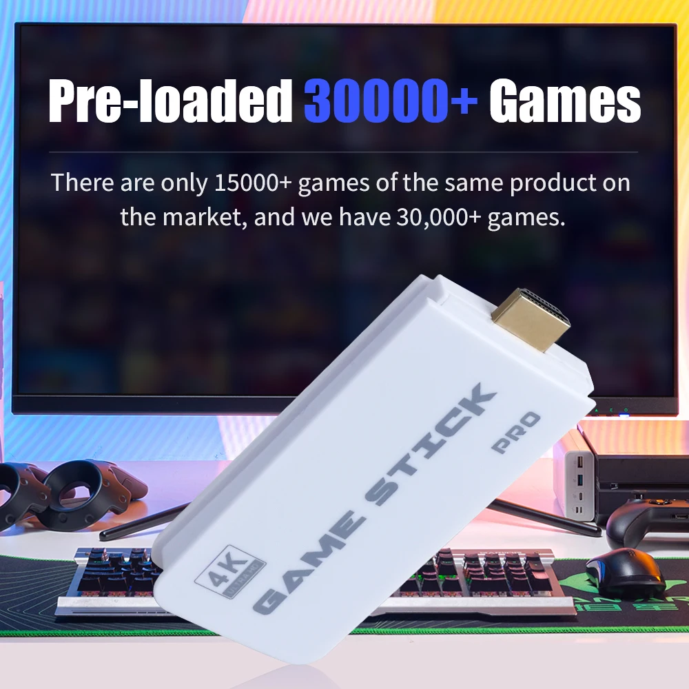 G1 64G игровая консоль Linux OS 4K для PS1/GameGear/Arcade/NES/SNES/MAME/FB NEO/NEOGEO с 30000 + играми Plug &amp Play