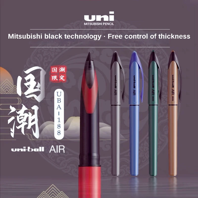 

Mitsubishi UBA-188C Neutral Pen Kuocho Black Technology Limited Color Straight Liquid Signature Pen Student Stationery Supplies