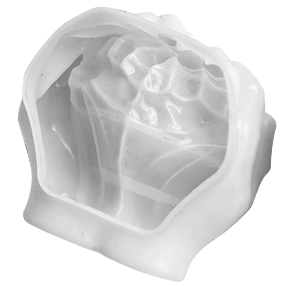 

Hand Shaped Mold Silicone Pot DIY Concrete Molds Holder Making Table Top Epoxy Resin Casting Manual