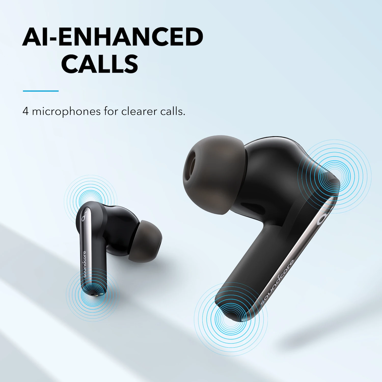 Anker Soundcore Life P3i Hybrid Active Noise Cancelling bluetooth earphones, wireless earbuds, 4 Mics, Powerful Sound Custom EQ enlarge