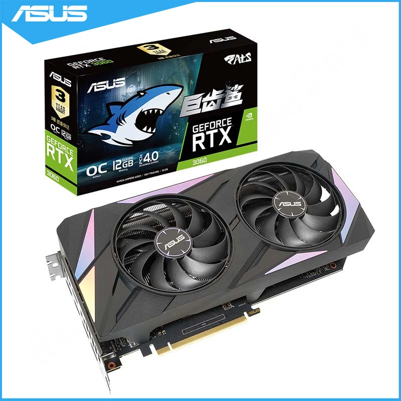 

ASUS ATS RTX3060-O12G-GAMING GeForce RTX™Видеокарта GDDR6 OC Edition 3060 года, 12 Гб