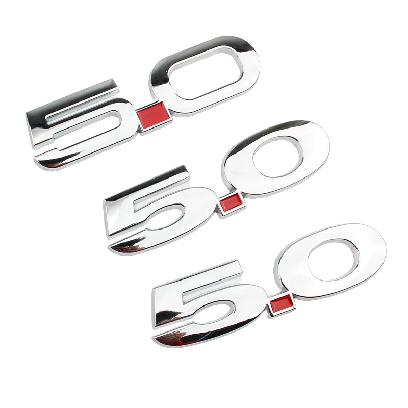 Автомобильные 3D металлические 5 0 наклейки с логотипом для Ford Mustang GT GT50 2021 2020 2019 2018