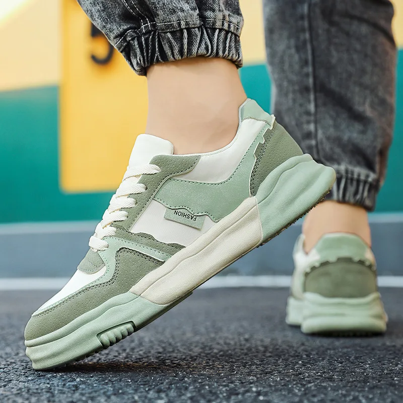 Men Sneakers Low Top Casual Outdoor Anti-Slip Lace-Up 2022 Summer Breathable Fashion Male Leisure Lightwei Rubber Vulcaniz Shoes