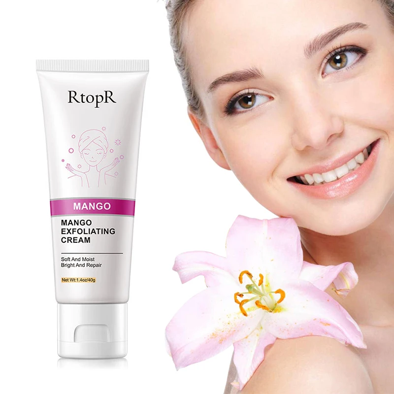 

RtopR Facial Body Exfoliator Cream Peeling Milk Emulsion Scrub Polish Skin Remove Dead Skin Cell Horny Moisture Skin Care TSLM1