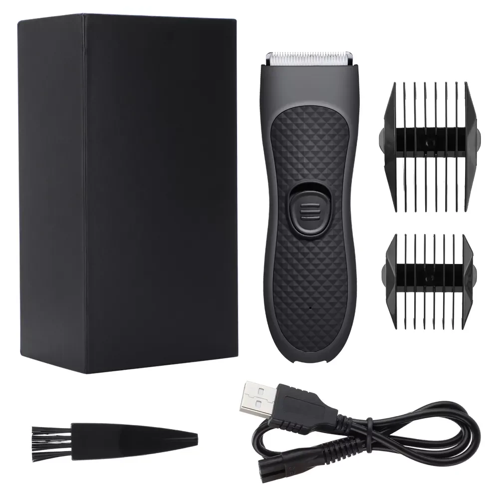 

Триммер для бороды и усов NEW2023, Мужская керамическая Бритва для всего тела, частные детали, устройство для удаления волос, зарядка через Usb, п...