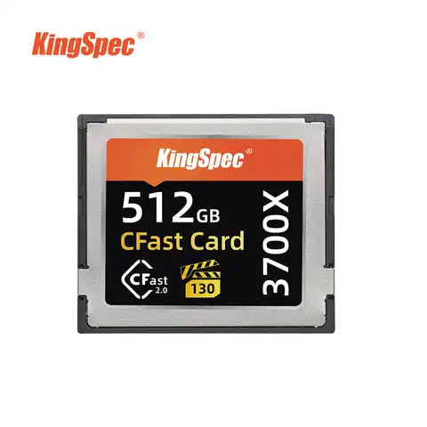 KingSpec компактная флеш-карта CFast 2,0 512 ГБ 256 ГБ 1 ТБ карта памяти 525 МБ/с./с карта памяти для Full HD 3D 4K видеокамера