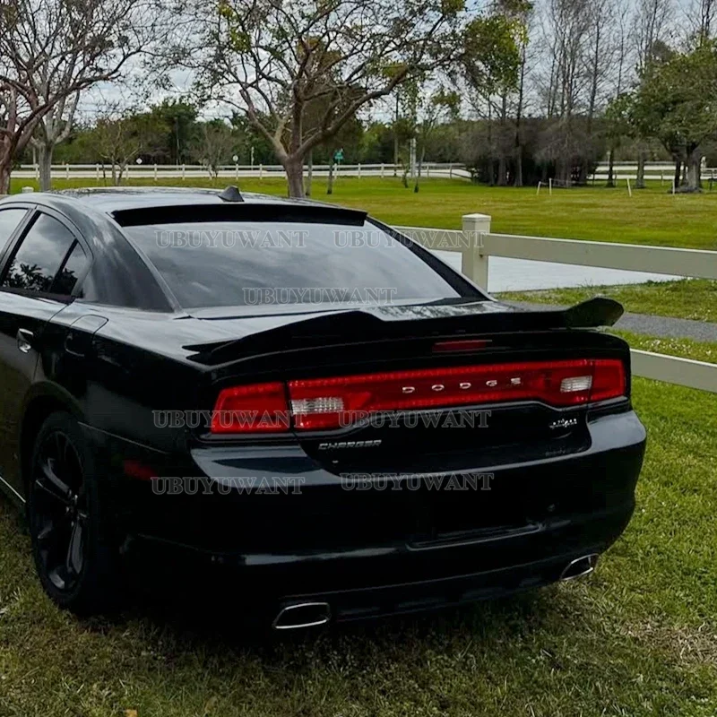 Новый дизайн 2015-2019 года, спойлер на крышу заднего крыла для Dodge Challenger Charger SRT SXT RT Pursuit от глянцевого черного цвета (art.: 3920cf23edf87) - 3920cf23edf87