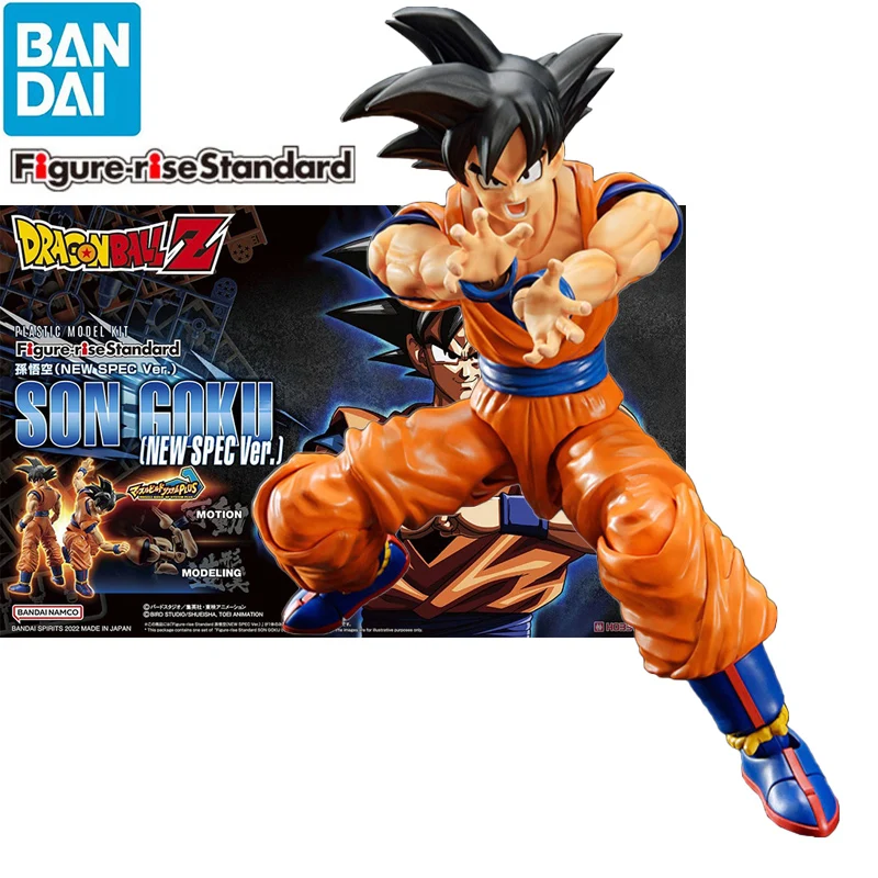 

Original BANDAI Figure-rise Standard Anime Dragon Ball Z Son Goku Black Hair NEW SPEC Ver. Action Figures Assembled Model Toy