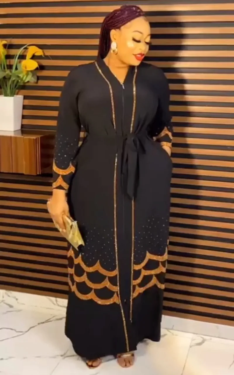 Рамадан абайя Дубай Кафтан мусульманский