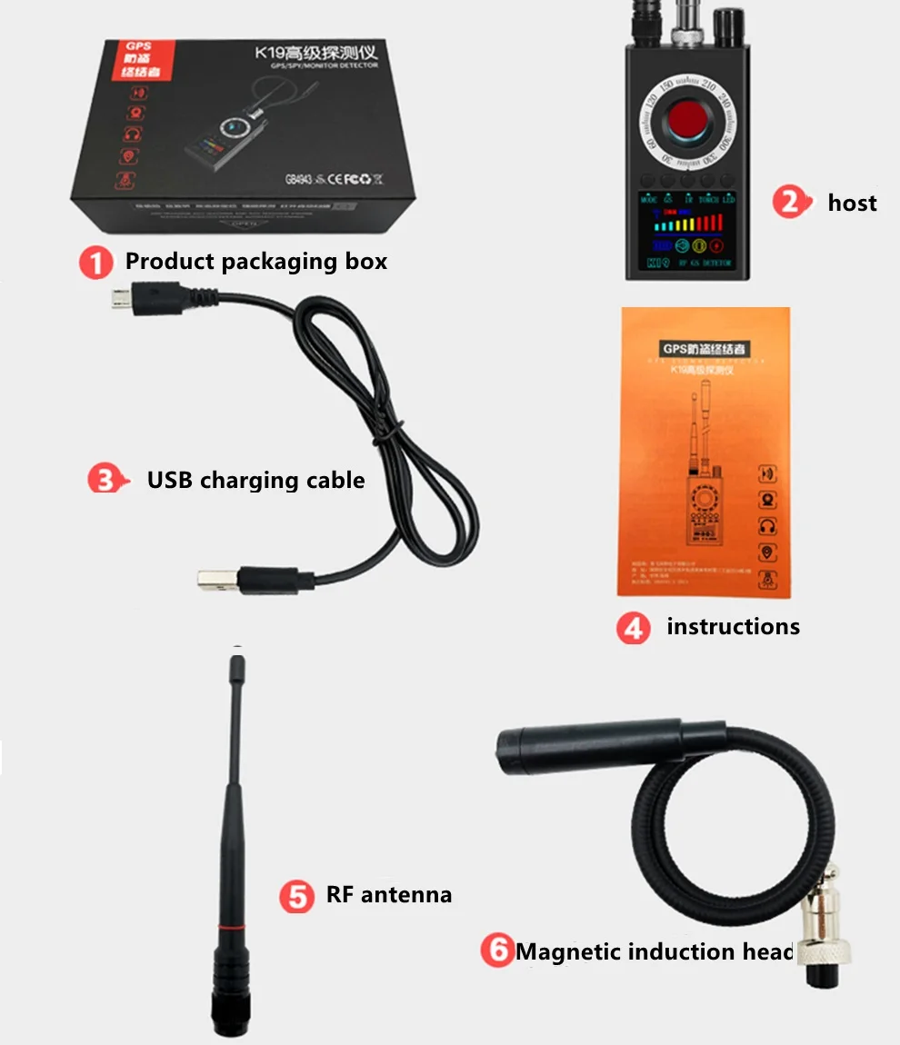 

Детектор скрытых камер K19+