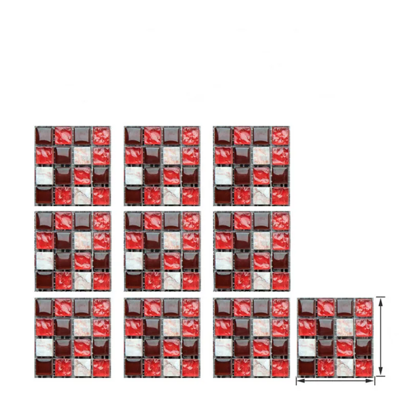 10 шт. самоклеящиеся водонепроницаемые 3D-Наклейки для плитки 15 х15 см 20 х20 - купить