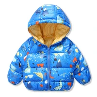warm toddler boys jackets autumn winter long sleeve hooded character pattern children outerwear coats kids clothes