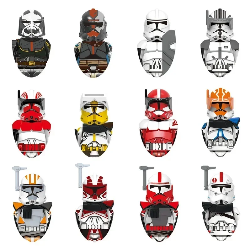 

G0117 G0118 Clone Soldier Mini Robot Figure Toy Bricks Wrecker Thorn Assembling Doll Building Blocks Boy's Birthday Present