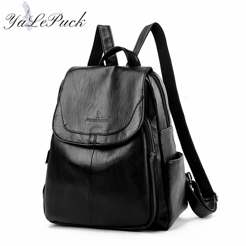 

2023 Designer Backpacks Women Leather Backpacks mochila School Bag for Teenager Girls Travel Backpack Retro Bagpack Sac a Dos