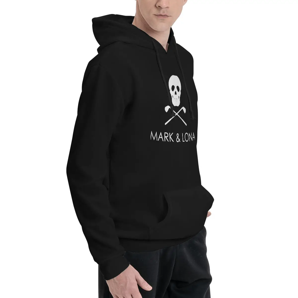 Фото Забавные толстовки Fashion Marks & Lonas для мужчин и женщин, зимние пуловеры с капюшоном большого размера №2