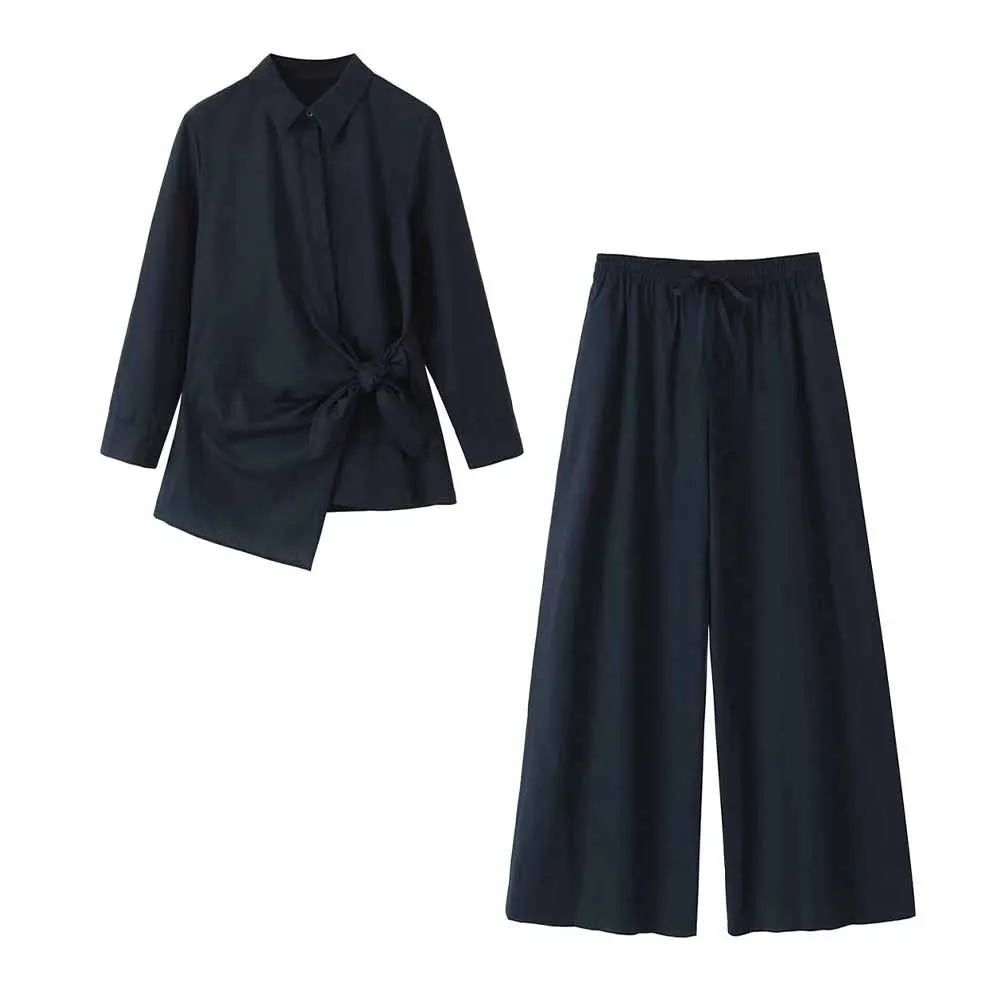 

Женская рубашка из поплина, с длинным рукавом и двойной планкой