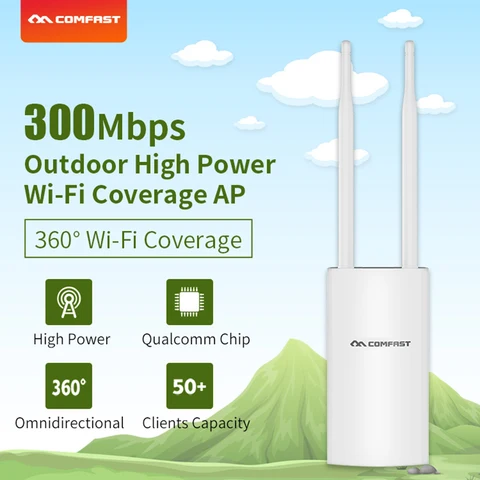 COMFAST CF-EW71 наружный WiFi ретранслятор 300 Мбит/с