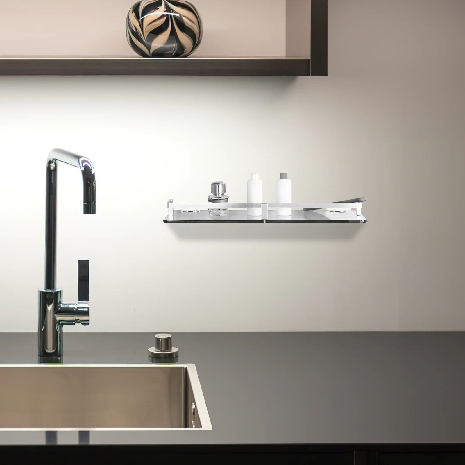 

20pcs Home Sturdy Professional Shelf Bracket Mirror Hanger Clips Shelf Clip Mirror Mounting Clips Mirror Bracket Mirror Clips