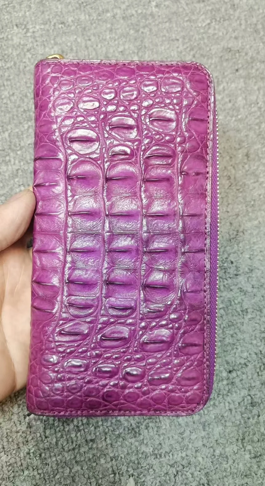 2024 новый женский кошелек-клатч из крокодиловой кожи розовый длинный кошелек