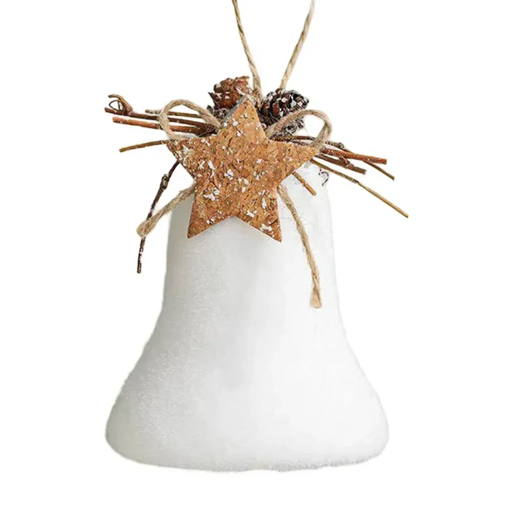 Рождественский пенопластовый шар белая снежинка колокольчик с каплями воды