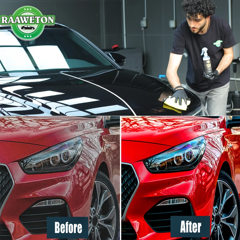 

200/300ML Car Wax Polish Spray Waterless Wash & Wax Hydrophobic Top Coat Polish Ceramic Coating Top Coat for Cars Fortify Quick