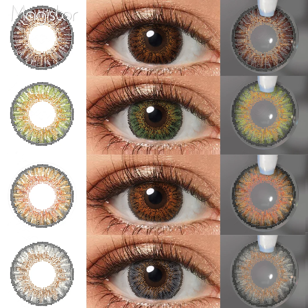 

Magister Color Contact Lenses For Eyes 3 Tone Colored Contact Lenses Diameter 14.5mm Pupilentes Contacts Eye Color Lens
