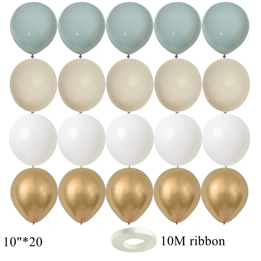 Розовые-голубые латексные шары с номером/сердцем  DIY House