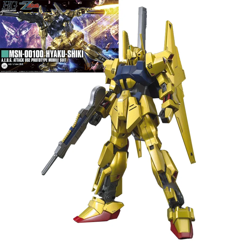 

Bandai Genuine Assembled Model HGUC 1/144 MSN-00100 Hayaku Shiki Gundam Gunpla Action Anime Figure Mobile Suit Gift For Children