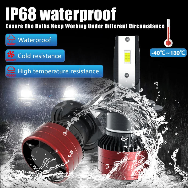 Carsnake Светодиодные Автомобильные Фары 6000 Лм 60 Вт CSP Чипы 6000K 9005 K H1 H4 H7 H8 H9 H11 9006 9012 7540