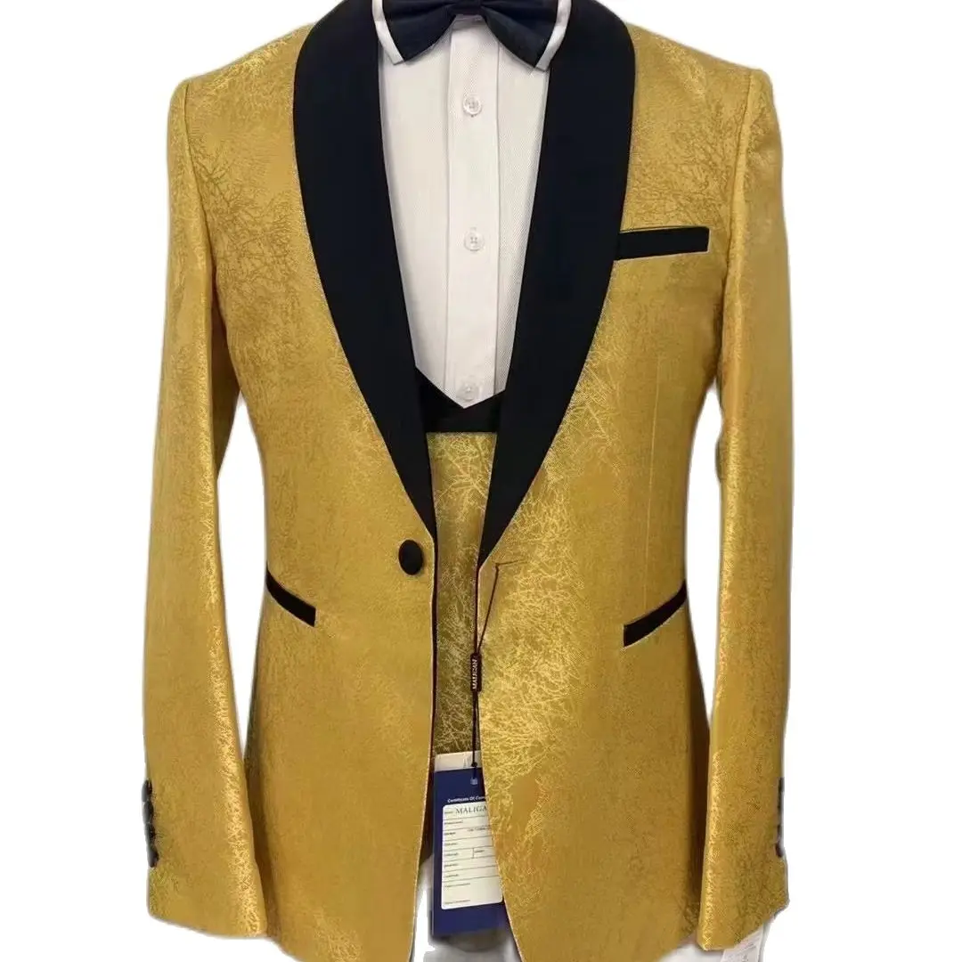 

In Stocks Shawl Lapel Single Breasted Wedding Groom Dress Smart Business Casual Men's Suits Jacket Blazer