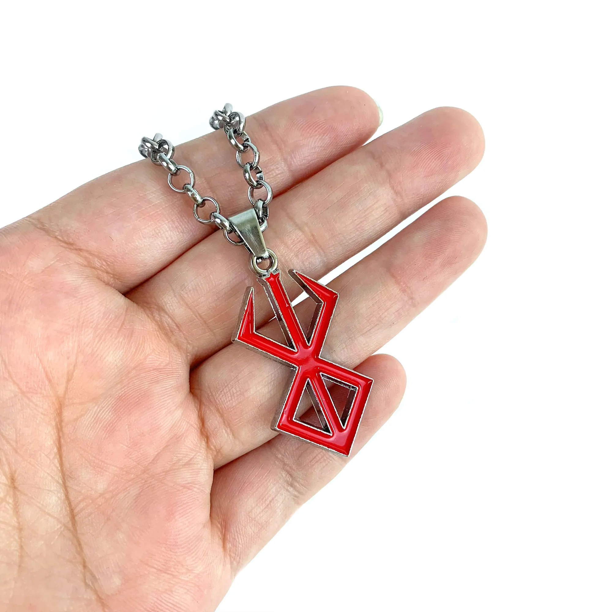 Ожерелье с кулоном в виде черного меча для мужчин и женщин