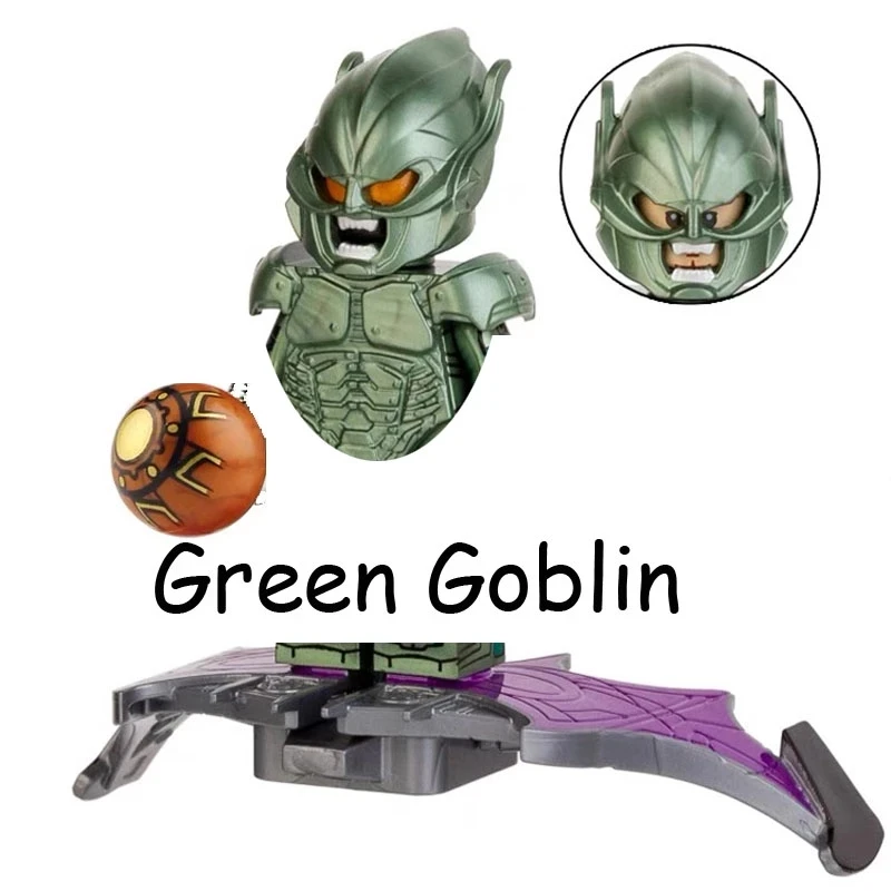 Герои Зеленый Гоблин Миног доктор Осьминог странный сандмен электроконструктор