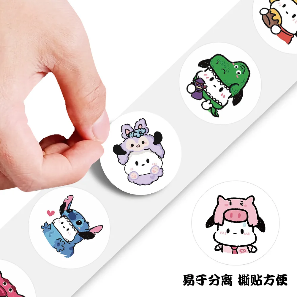 500 шт./рулон наклейки для ноутбука из ПВХ