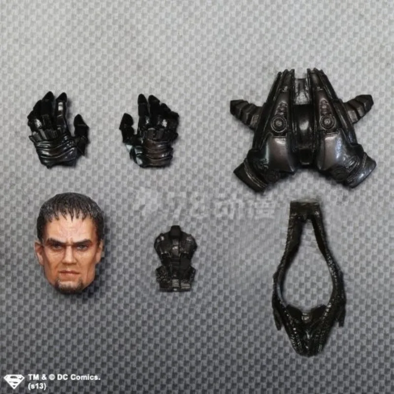 Фото Готовая подвижная фигурка SQEX в масштабе 1/6, серия PlayArts, модель персонажа из аниме «Человек из стали»: Джор Эл/Генерал Род/Супермен. №5