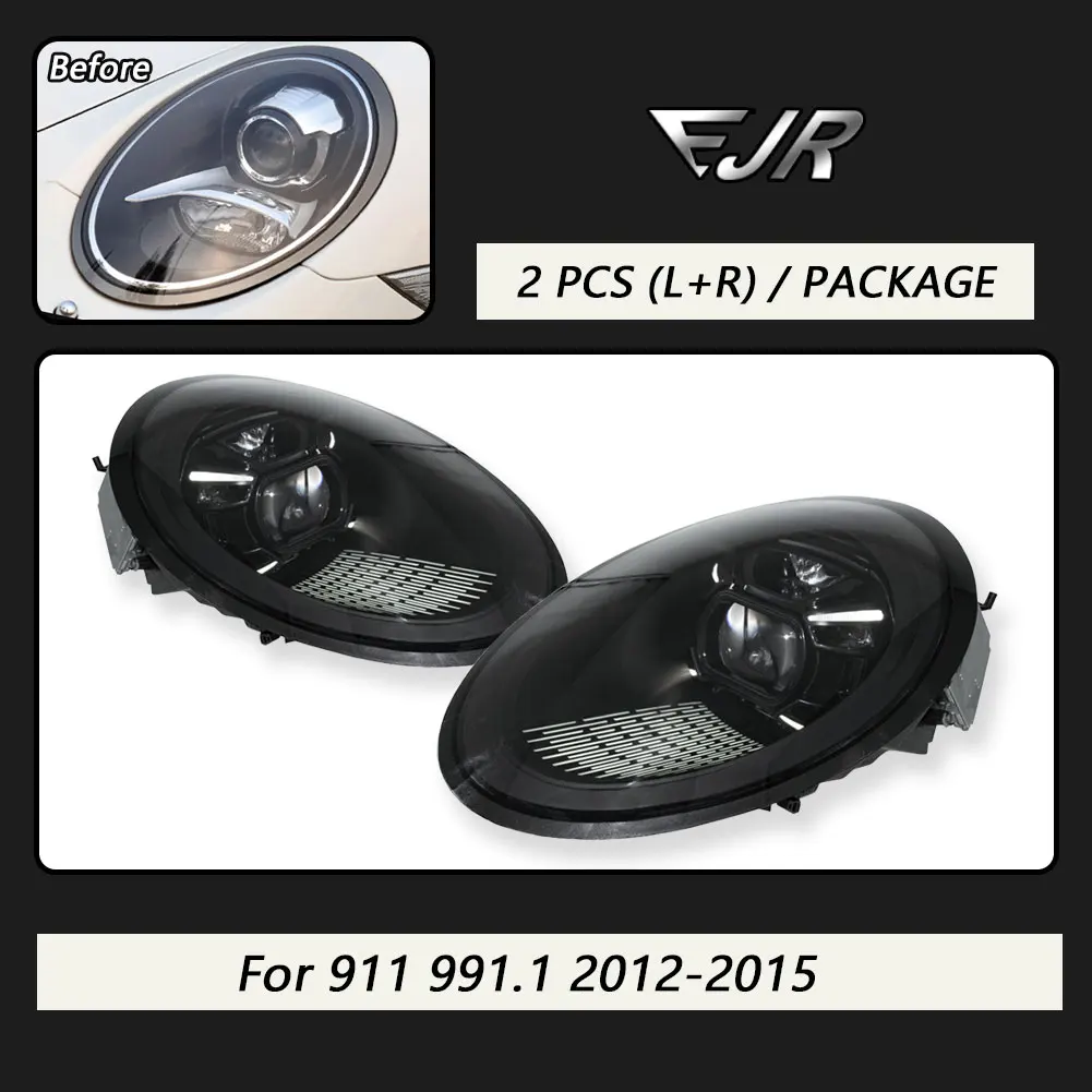 

Для Porsche 911 светодиодные фары 991 до 992 GT3RS матричные светодиодные дневные ходовые огни 2012-2018