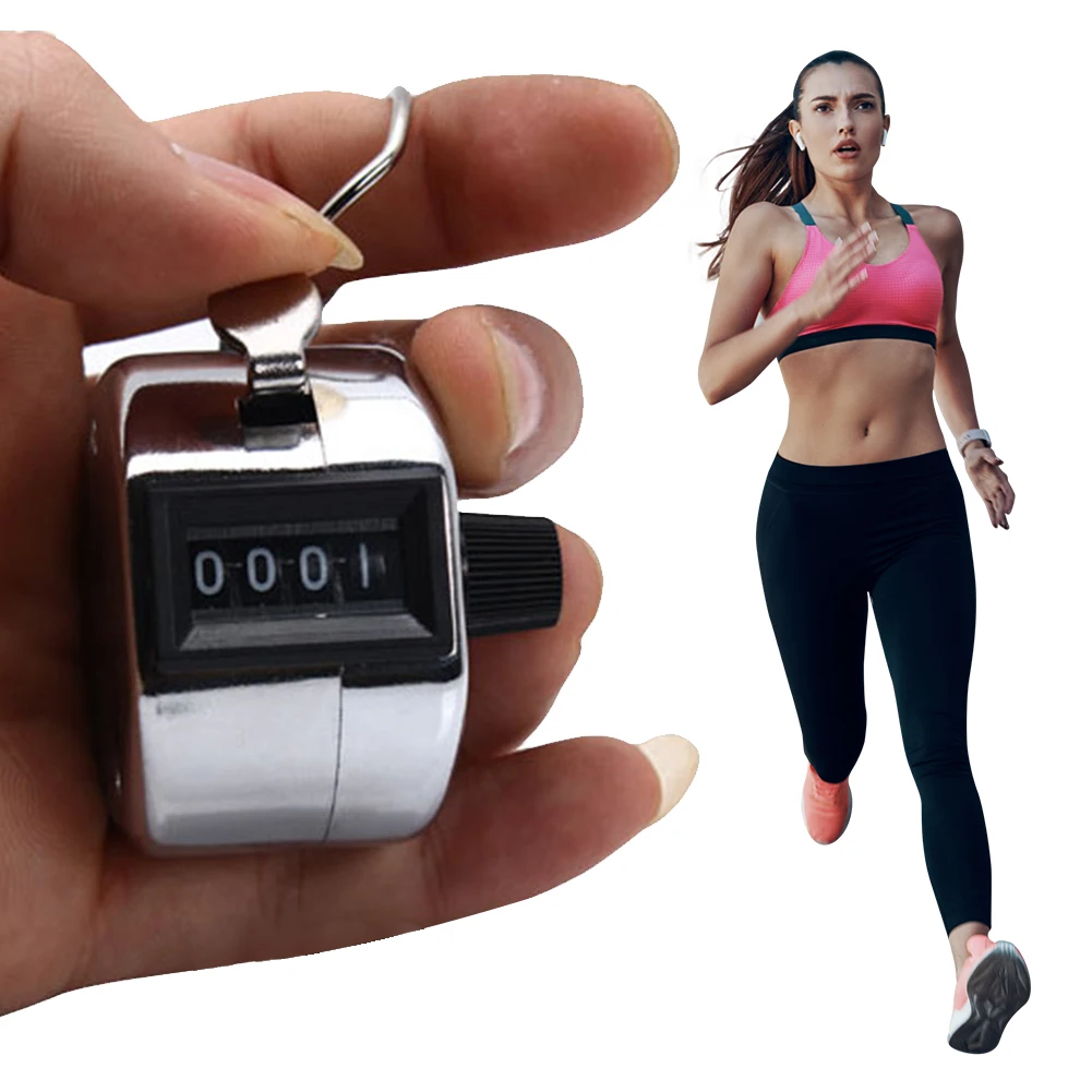 4-значный номер счетчик-кликер ручные механические счетчики кликеры для подсчета