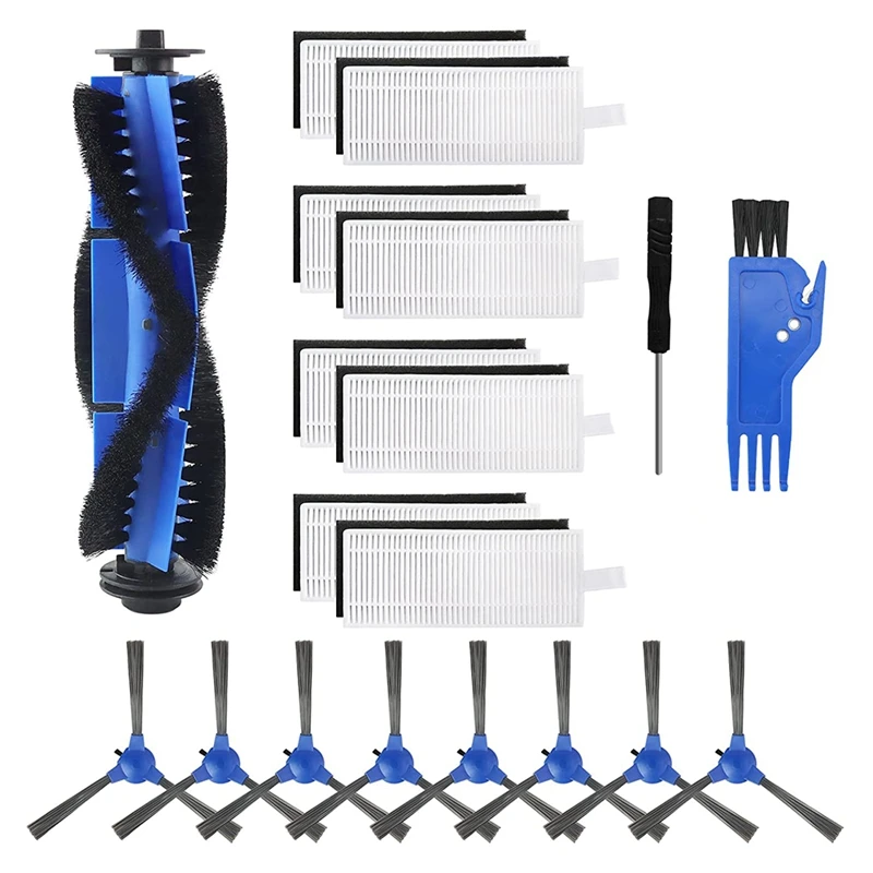 

For Eufy Robovac Brush And Filter Replacement, Compatible For Robovac 11S, 12, 15C, 30, 30C Robotic Vacuum Cleaner