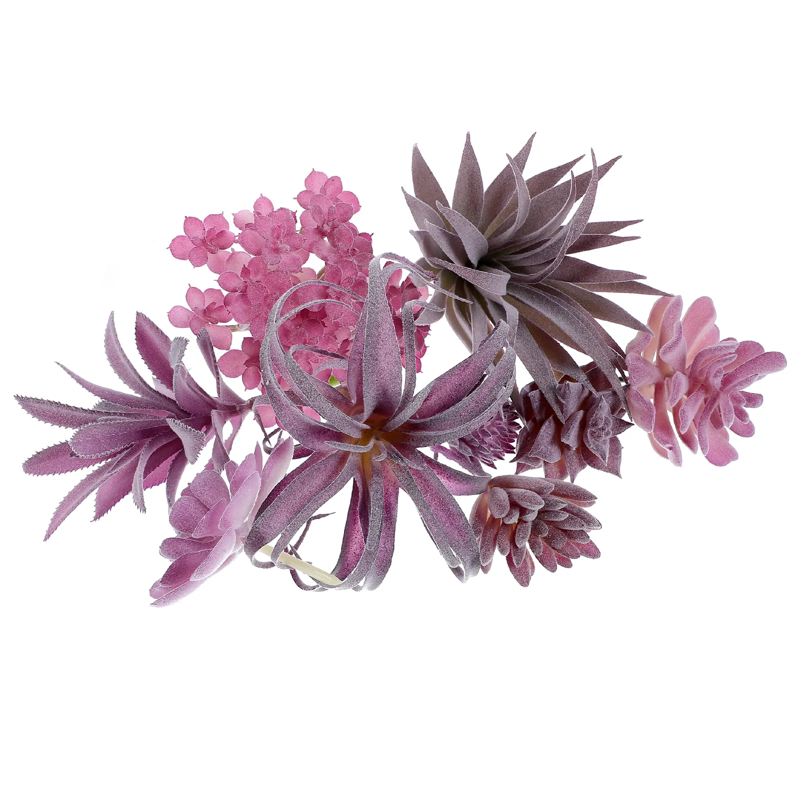 

9 Pcs Simulated Succulents Home Forniture Decor Faux Plant Flower Arrangement Decoration Fake Artificial Adornments Pvc