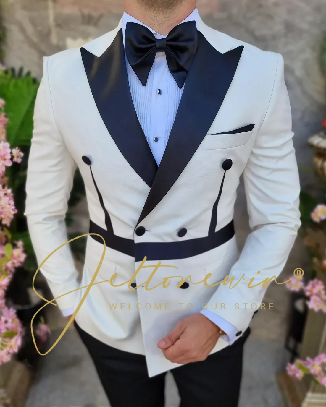 Двубортные мужские костюмы и блейзеры комплект одежды из 2 предметов молодежные