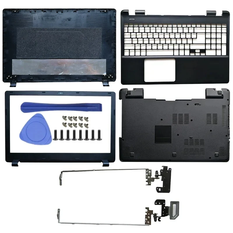 Фото Новые рамки для ноутбуков Acer E5-571/551/521/531/511G/511P/551G: задняя крышка LCD, передняя рамка, петли, подставка для рук, нижний корпус №1