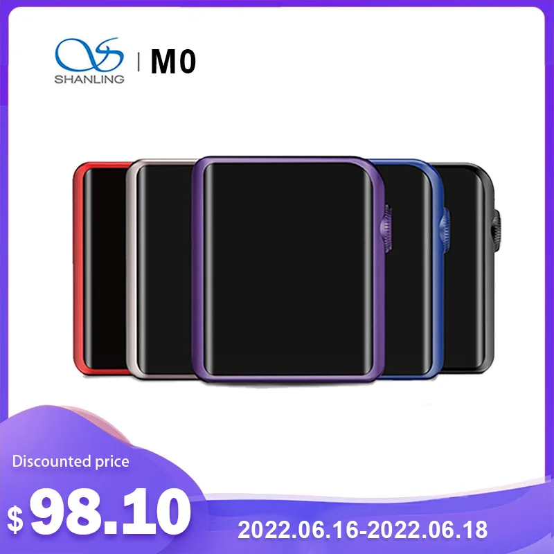 

Mp3-плеер SHANLING M0 es9218p dac hifi музыкальный плеер 32 бит/384 кГц Bluetooth AptX LDAC DSD для бега, спорта