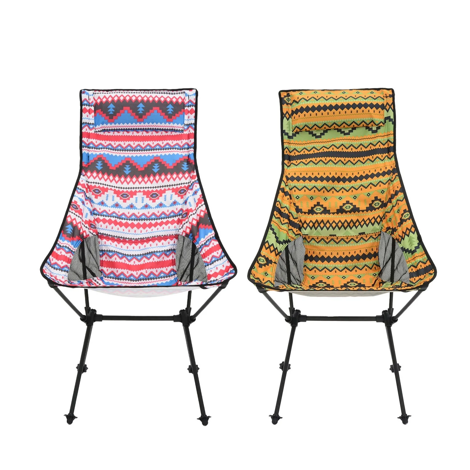 

2023 портативный складной стул, садовый стул, этническая таможня, с сумкой для хранения и подушкой, алюминиевый кронштейн, уличный рыболовный ...