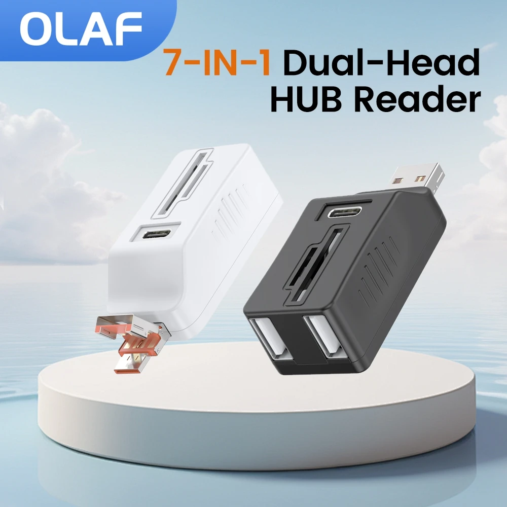 7 в 1 USB 3.0 Концентратор Адаптер Мини - шунт Расширитель SD / TFCard Читатель карт