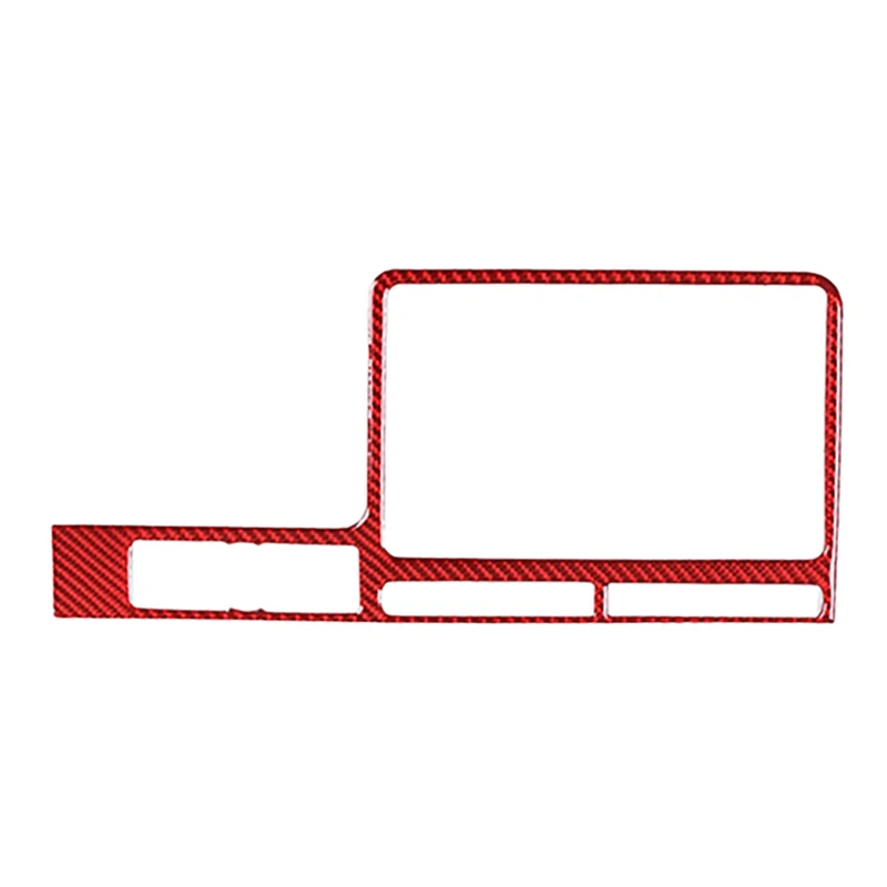 

Car Soft Carbon Fiber Navigation Display Surround Cover Trim For Nissan GTR R35 2008-2016