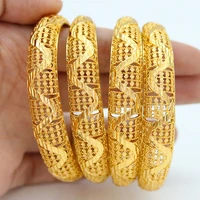 twisted line gold bracelet new fashion ladies luxury gold bracelet africa ethiopian women dubai bracelet party wedding gift